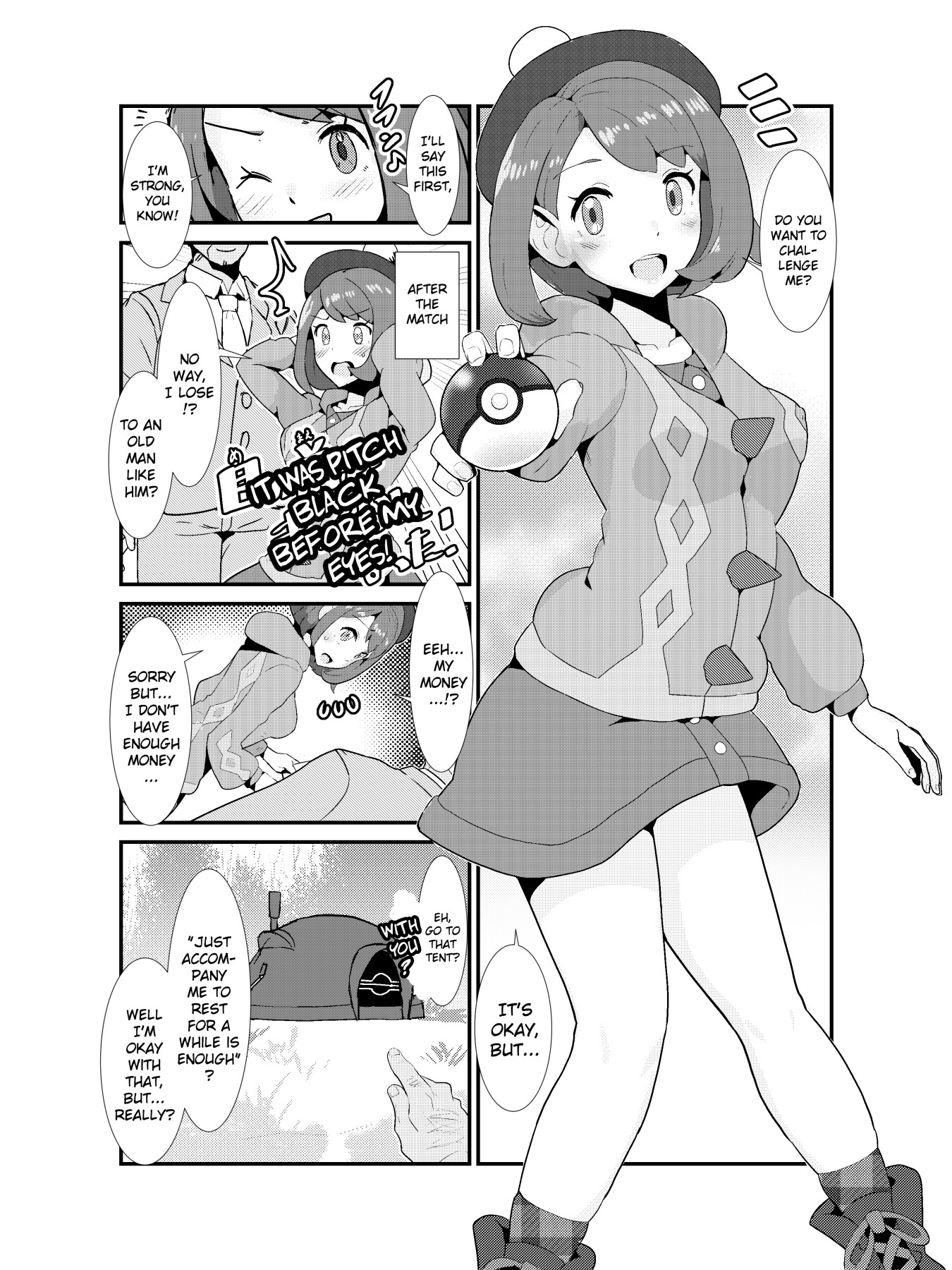 Hentai Manga Comic-It was pitch black before my eyes!-Read-1